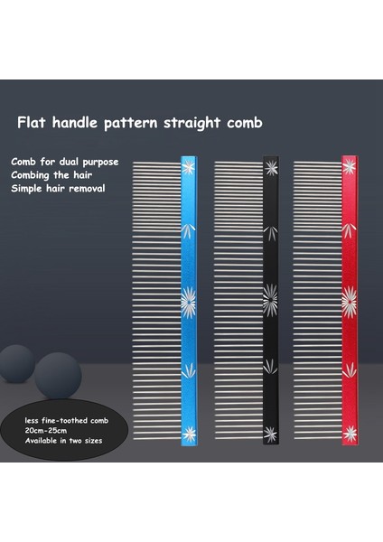 Yeşil M 25CM 20-25CM Profesyonel Renkli Pet Kediler Tarak Paslanmaz Çelik Seçim Tarak Hafif Alüminyum Tarak Güzellik Düz Açık Düğüm Çekme Köpekler Tarak (Yurt Dışından) fiyatları