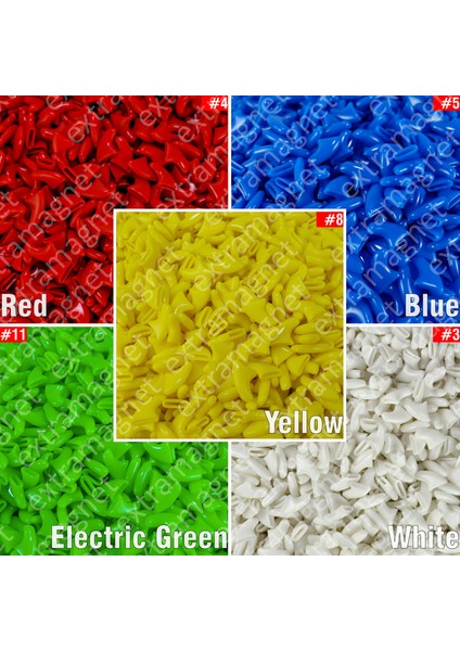 Mix 103 S 100 Adet Kediler Için Yumuşak Tırnak Başlıkları + 5x Yapıştırıcı + 5x Aplikatör /* Xs, S, M, L, Kapak, Kedi, Pençe, Pençe, Zot */ (Yurt Dışından)