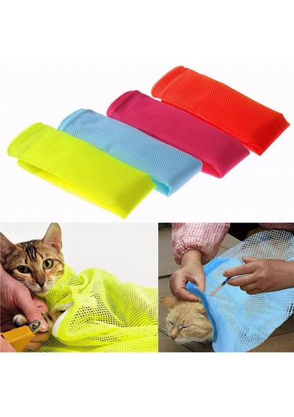 Mavi Taşınabilir Evcil Hayvan Bakım Çantası Temizleme Banyo Kısıtlama Duş Kedi Pet Yıkama Tırnak Kırpma Çok Fonksiyonlu Örgü Çanta Evcil Hayvan Malzemeleri (Yurt Dışından) indirimleri