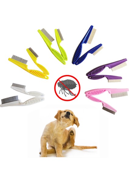 Mavi S Pet Pire Kene Sökücü Tarak Köpek Kedi Paslanmaz Çelik Diş Saç Bakım Saç Fırçası Pire Bit Temizleme Temizleyici Fırçalar Yüksek Kalite (Yurt Dışından) fiyatları
