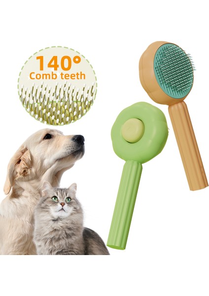1 Adet Yeşil B Pet Kedi Fırça Kedi Bakım Fırçası Kendi Kendini Temizleyen Kedi Köpek Tarak Fırça Uzun/kısa Kedi Tüy Çıkarıcı Köpek Yavrusu Bakım Aksesuarları (Yurt Dışından) fiyatları