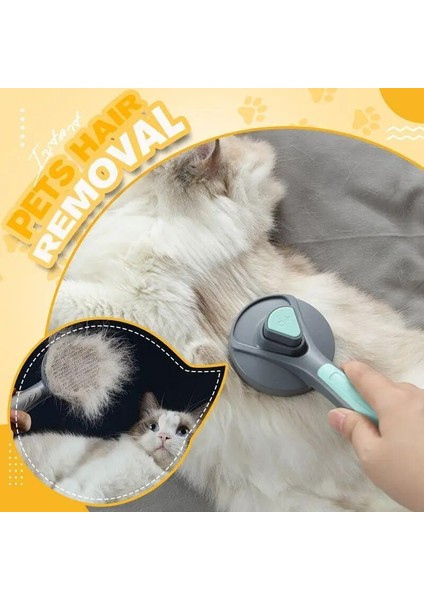 Köpek ve Kedi Için Gri Kendi Kendini Temizleyen Slicker Fırça Astarı Çıkarır, Karışık Saç Masajı Parçacık Pet Tarak Dolaşımını Artırır (Yurt Dışından) indirimleri