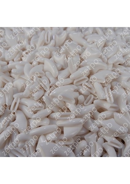 Beyaz M 100 Adet Yumuşak Kedi Tırnak Kapakları Ücretsiz Tutkal + Aplikatör Boyutu Xs, S, M, L, Kapak, Pençe, Pençe (Yurt Dışından)