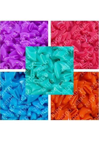 Beyaz M 100 Adet Yumuşak Kedi Tırnak Kapakları Ücretsiz Tutkal + Aplikatör Boyutu Xs, S, M, L, Kapak, Pençe, Pençe (Yurt Dışından) fırsatları