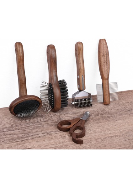 6 Parçalı Set Pet Kedi Köpek Tarak Sökücüler Düğüm Kesici Saç Damat Fırça Bakım Seti Kova Köpek Kedi Ahşap Saplı Düzeltici Bıçak Pet Aksesuarla (Yurt Dışından) modelleri