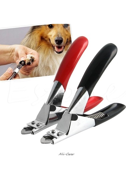 Siyah Ayak Pençe Makası Makas Pet Köpek Kedi Kuşlar Tırnak Törpüsü Seti Makaslar Giyotin Kesici Bakım Aracı Kesme Evcil Hayvan Çivi Pençeleri (Yurt Dışından)
