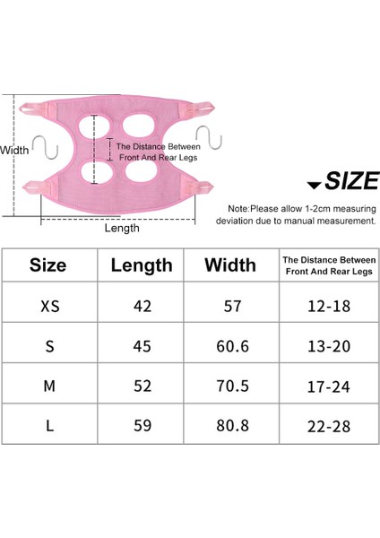 Pk L Yardımcı Tutucu Köpek Hamak Tamir Tırnak Kedi Köpek Bakım Hamak Yumuşak Rahat 2 Kanca ile Pet Bakım Temizleme Tutucu (Yurt Dışından) fırsatları