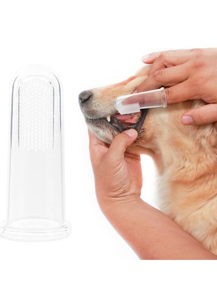 1 Adet Süper Yumuşak Pet Parmak Diş Fırçası Oyuncak Köpek Fırçası Kötü Nefes Tartar Diş Aracı Köpek Kedi Temizleme Pet Malzemeleri Aksesuarları (Yurt Dışından)