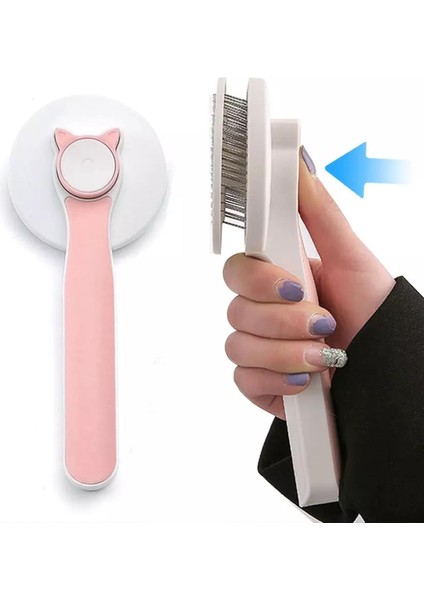 B Köpek ve Kedi Için Kendi Kendini Temizleyen Slicker Fırça Astarı Çıkarır, Karışık Saç Masajları Parçacık Pet Tarak Dolaşımını Artırır (Yurt Dışından) fiyatları