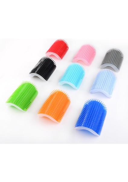 Kırmızı Kedi Kendini Penye Köşe Scrubber Damat Ayrılabilir Tarak Köpekler Kedi Fırça Saç Dökülme Kırpma Masajı Catnip Tutkal Takım Elbise (Yurt Dışından) fırsatları