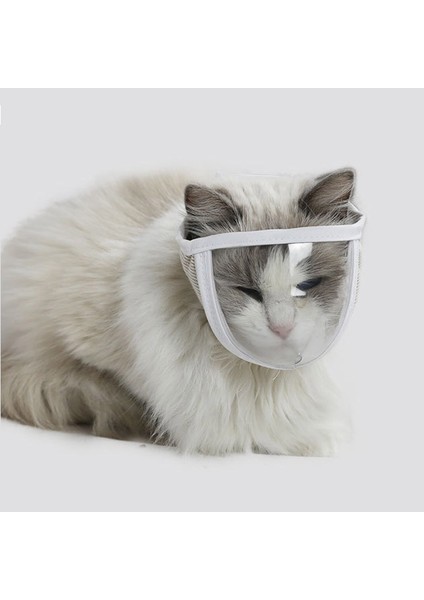 20-25 Cm Şeffaf Pvc Nefes Kedi Namlu Köpekler Kediler Banyo Bakım Çantası Anti Bite Köpek Yavru Kedi Ağızlıklar Maske Pet Malzemeleri (Yurt Dışından) fiyatları