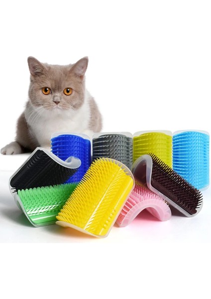 Mavi 8.5X12.7CM Pet Tarak Çıkarılabilir Kediler Fırça Köşe Kedi Masaj Kendini Damat Tarak Fırça Kedi Ürünü Tarak Evcil Hayvanlar Için Kedi Aksesuarları (Yurt Dışından) fiyatları