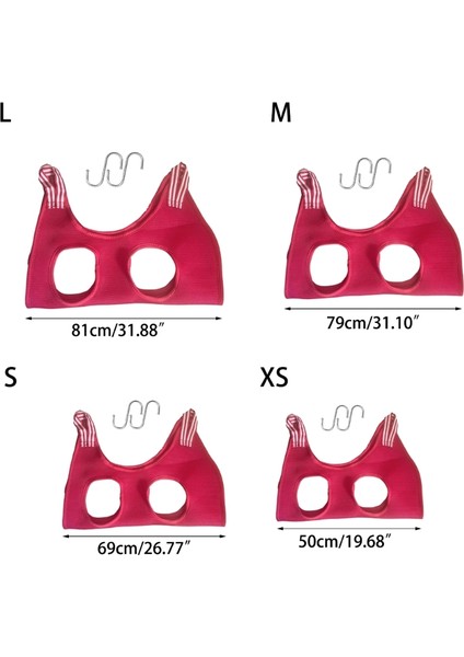 Kırmızı S Pet Bakım Hamak Yardımcı Kediler Asma Kancalı Köpek Kısıtlama Çantası (Yurt Dışından) fırsatları