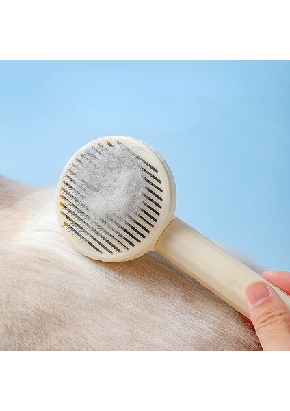 Koyu Mavi 20X7.5 cm Pet Kedi Fırça Köpek Tarak Kendi Kendini Temizleyen Slicker Fırça Kedi Köpek Saçları Karışık Evcil Hayvan Saç Masaj Tarak Kediler Aksesuarları Kaldırır (Yurt Dışından) modelleri