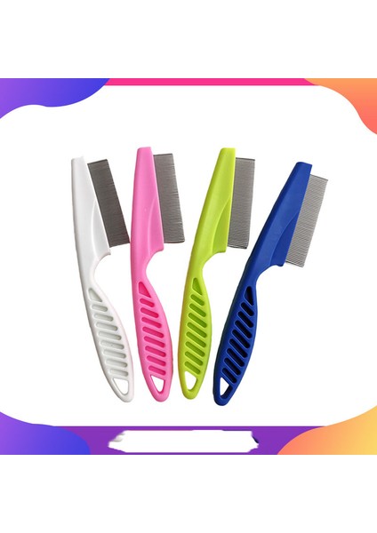 Pet Saç Comb5 S Pet Saç Dökülme Tarak Paslanmaz Çelik Pire Tarak Kedi Köpek Için Pet Konfor Pire Saç Bakım Tarağı Köpek Kedi Kürk Temizleme Fırçası (Yurt Dışından)