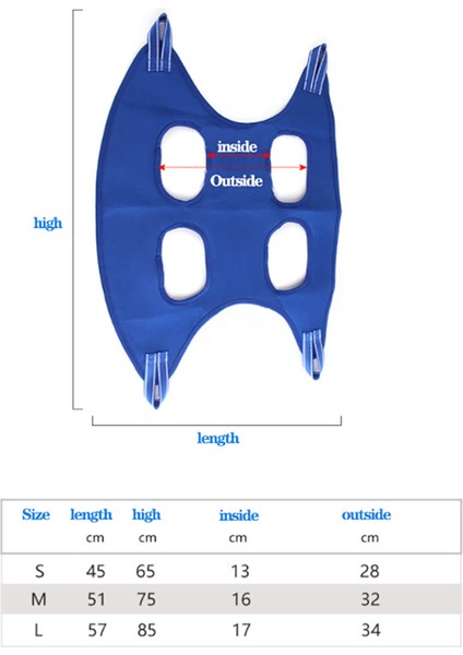Küçük -Mavi M Evcil Hayvan Hamak, Tırnak Makası / Giyotin Tırnak Dosyası Yavru Köpekler Kedi Bakım Hamak Koşum Kısıtlama Banyo Çantası Köpek Malzemeleri (Yurt Dışından) fırsatları