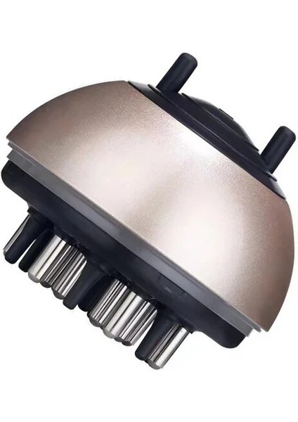 Altın 6x5.8 cm Aplikatör Saç Derisi Yağı Şişesi Serum Tarak Fırça Büyüme Rulo Kök Scrubber Derin Duş Silikon Dağıtıcı Boş Uygulayarak (Yurt Dışından)