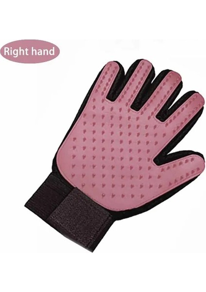 Pembe 01 Kedi Pet Bakım Fırçası Eldiven Temizleme Sırt Masajı Hayvan Banyo Epilasyon Köpek Taraklar Kedi Fırça Pet (Yurt Dışından)