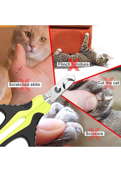 PTK110TIRNAK Törpüsü ile Pet Kedi Köpek Tırnak Makası Profesyoneller Için Bakım Malzemeleri Tırnak Törpüsü Tırnak Pençeleri Makası Tavşan Hamster Köpekler Kedi Kesici (Yurt Dışından)