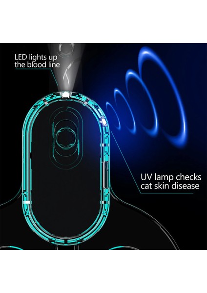 Pembe Pet Tırnak Makası ve Düzelticiler LED Işık ve Uv Lamba ile Evcil Hayvan Bakımı Köpek Kedi Pençe Kesici Bakım Makası Tırnak Malzemeleri (Yurt Dışından) fırsatları