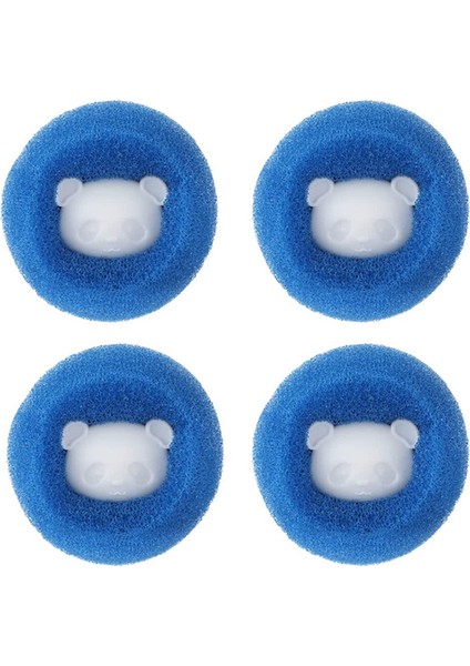 4 Adet Mavi Pet Saç Çıkarıcı Kullanımlık Top Yün Etiket Kedi Saç Çıkarıcı Pet Kürk Lint Catcher Temizleme Araçları Çamaşır Çamaşır Makinesi Filtresi (Yurt Dışından)