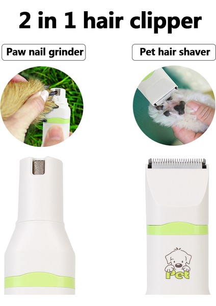 Tırnak Makası Seti Pet Saç Kesme 2 In 1 Köpek Kedi Saç Düzeltici Pet Bakım Makinesi Profesyonel Tırnak Kesici Pençe Tırnak Öğütücü Clippers (Yurt Dışından) modelleri