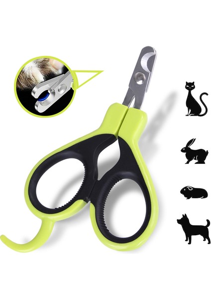 Yeşil Kedi Köpek Evcil Hayvan Tırnak Makası Evcil Kedi Köpek Pençe Giyotin Kesici Orak Bakım Makası Makası Tavşan Yavrusu Kitty Hamster (Yurt Dışından)