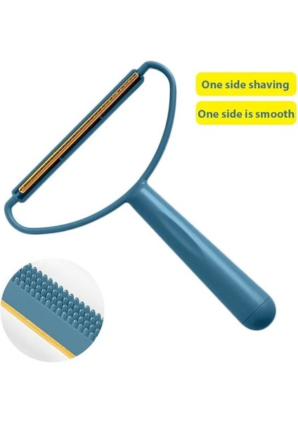 Koyu Mavi Tnabilir Manuel Lint Rulo Pet Saç Çıkarıcı Fırça Lint Remover Kanepe Elbise Temizleme Lint Fırçası Fuzz Kumaş Evcil Hayvan Aksesuarları (Yurt Dışından)