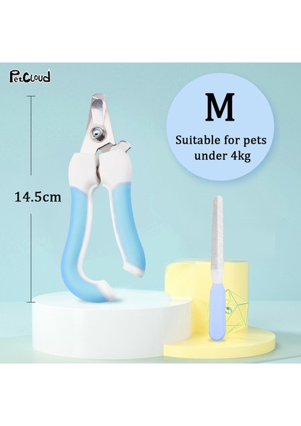 Blue-M Petnailclippe Profesyonel Pet Köpek Tırnak Makası Paslanmaz Çelik Emek Tasarrufu Sağlayan Bakım Makası Clippers Kedi Yavrusu Pençe Temizlik Malzemeleri (Yurt Dışından)