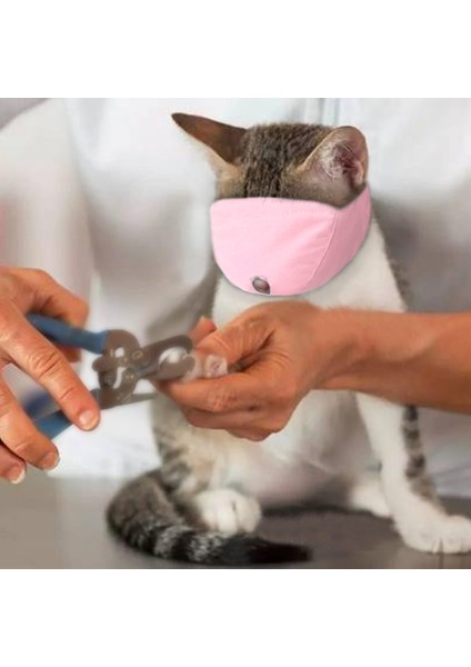 Siyah M Nefes Naylon Kedi Ağızlıklar Yavru Yüz Maskeleri Damat Yardımcıları Banyo Kedi Bakım Araçları Için Anti-Scratch Evcil Hayvan Malzemeleri (Yurt Dışından) modelleri