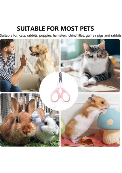 Pembe M Pet Köpek Tırnak Makası Profesyonel Pet Köpek Kedi Tırnak Ayak Pençe Makası Pençe Giyotin Tavşan Yavrusu Gine Bakım Araçları (Yurt Dışından) fiyatları