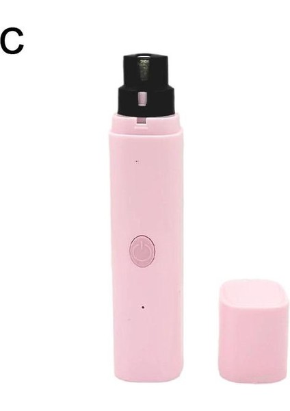 Pembe Köpek Tırnak Öğütücü USB Şarj Edilebilir Elektrikli Köpek Tırnak S Pet Bakım Ekipmanları Tırnak Kesici Malzemeleri M5S3 (Yurt Dışından)