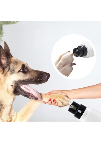 Pembe Köpek Tırnak Öğütücü USB Şarj Edilebilir Elektrikli Köpek Tırnak S Pet Bakım Ekipmanları Tırnak Kesici Malzemeleri M5S3 (Yurt Dışından) indirimleri