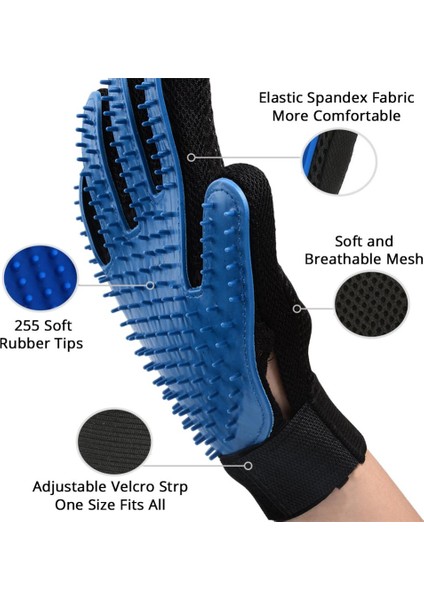 Mavi Sağ Eldiven 23X17X2Cm Nıcrew Kedi Bakım Eldiveni Kediler Için Yün Eldiven Pet Saç Fırçası Tarak Eldiven Pet Köpek Temizleme Masaj Eldiveni Hayvan Için (Yurt Dışından) fiyatları