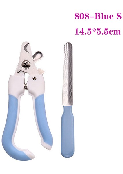 808-BL-S Profesyonel Pet Kedi Köpek Tırnak Makası Kesici Orak Paslanmaz Çelik Bakım Makası Clippers Pet Pençeleri Köpek Malzemeleri (Yurt Dışından)