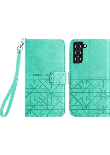 Samsung Galaxy S22+ 5g Mikrofiber Deri Cüzdan Standı Kasa Telefon Kapağı (Yurt Dışından)