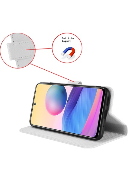 Samsung Galaxy A05 4g Kasa Deri Stand Elmas Doku Koruyucu Telefon Kapağı (Yurt Dışından)