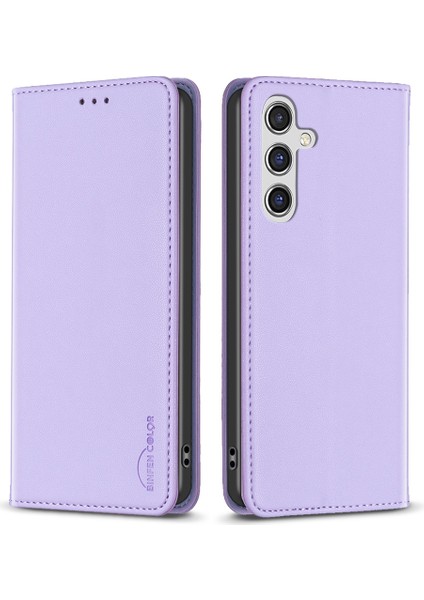 Samsung Galaxy A15 4g Kasa Kart Tutucu Pu Deri Stand Kapağı (Yurt Dışından)