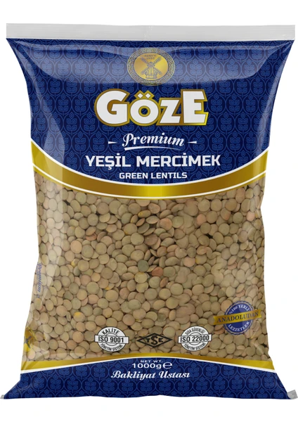 Göze Yeşil Mercimek 1kg