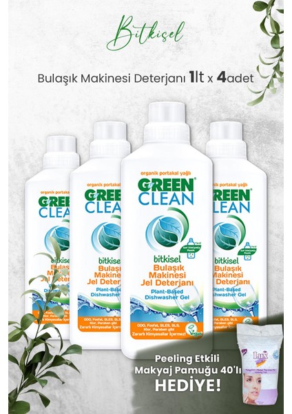 Bulaşık Makinesi Jel Deterjan 1 Lt x 4 Adet