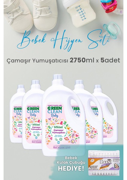 Baby Çamaşır Yumuşatıcısı 2750 ml Yıkama x 5 Adet