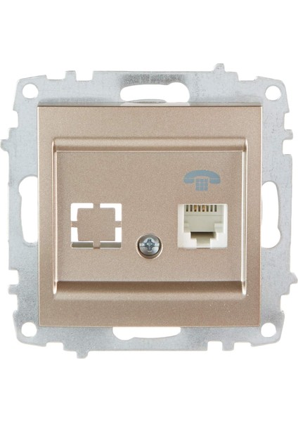 El-Bi Zena Titanyum Numeris Telefon Priz