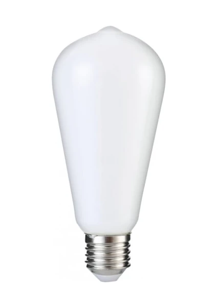 LED Filament Bulb ST64 Milky 6 Watt E27 540LM RA80 220- 240V/50Hz