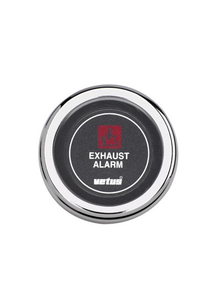 Egzoz Hararet Alarmı Monitörü 12V
