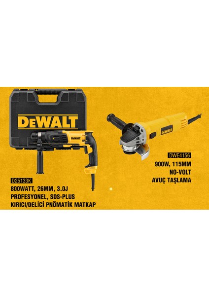 D25133K 800W,26MM,3.0J,SDS-PLUS Kırıcı Delici Pnömatik Matkap