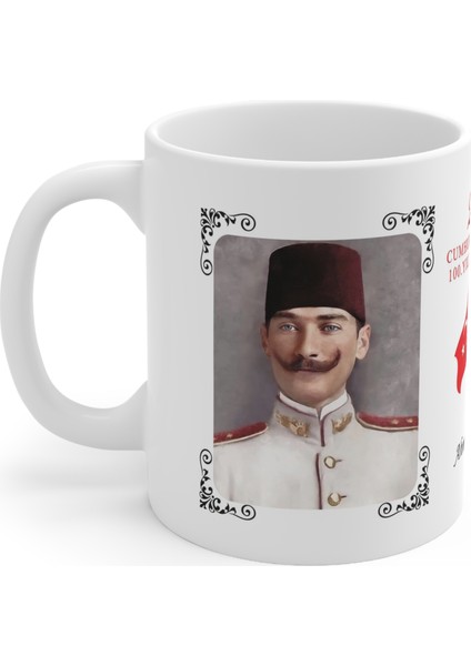 Cumhuriyetin 100. Yılı Hatırası Bardak , Kişiye Özel Isim Baskılabilir , 29 Ekim Cumhuriyet Bayramı modelleri