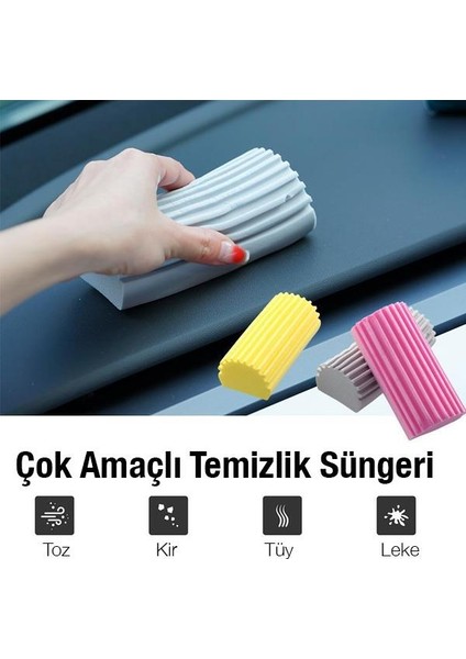 1 Adet Temizlik Süngeri, Parlatıcı, Temizleyici Pva Sünger, Çok Fonksiyonlu Otomobil Süngeri