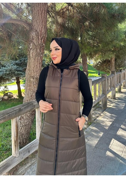 Kadın Kapitone Şişme Kadın Kışlık Yelek 50003 fırsatları