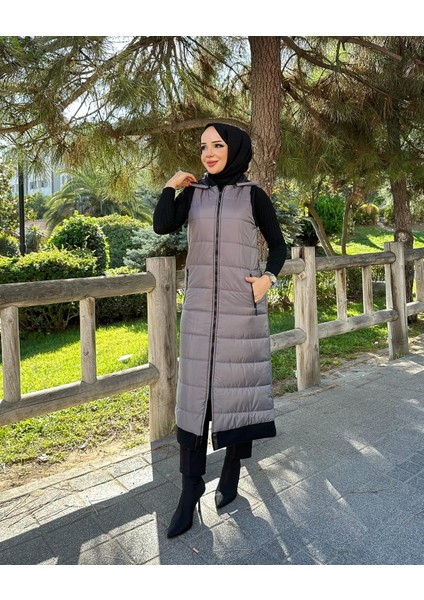 Kadın Kapitone Şişme Kadın Kışlık Yelek 50003 fırsatları