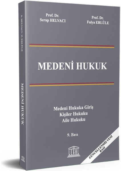 Medeni Hukuk (9.bası) - Serap Helvacı